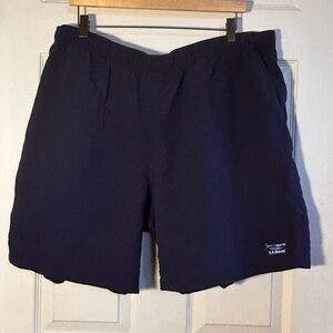 L.L.Bean Navy Blue Swim Shorts